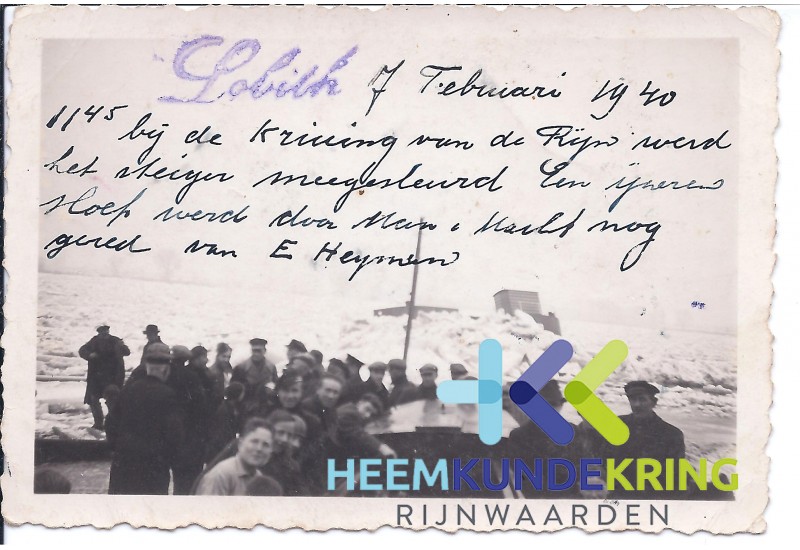 IJsgang op de Rijn 1940 Coll. N . Peperkamp 11 febr. F000003